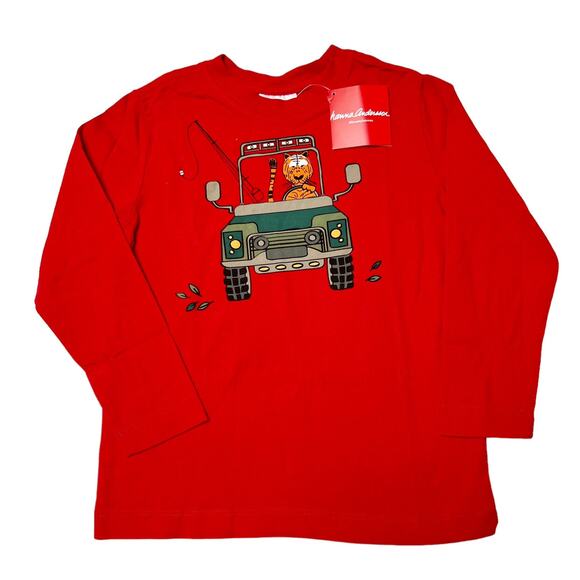 NWT Hanna Andersson Graphic Tee Size 5 - Picture 1 of 5